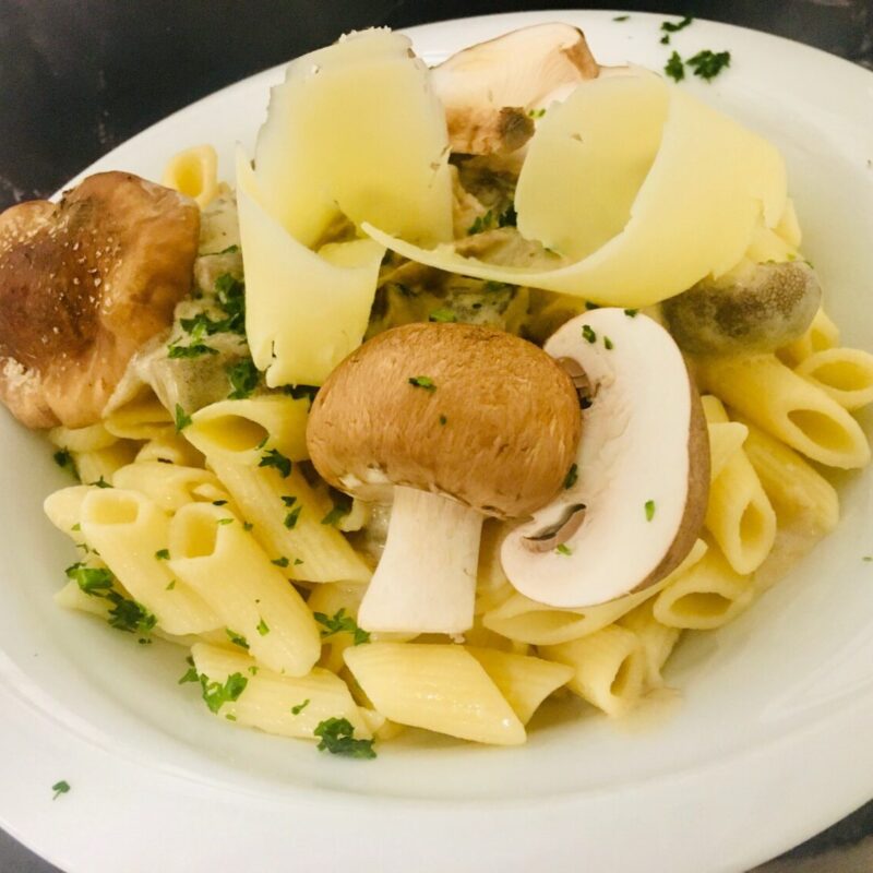 Pâtes aux champignons
