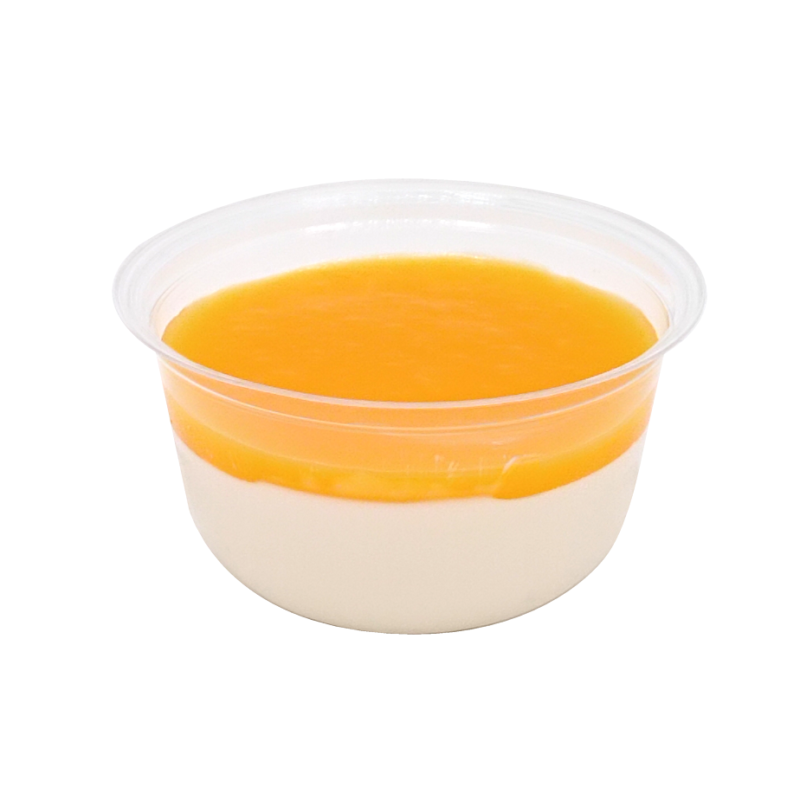 Panna Cotta, coulis de mangues