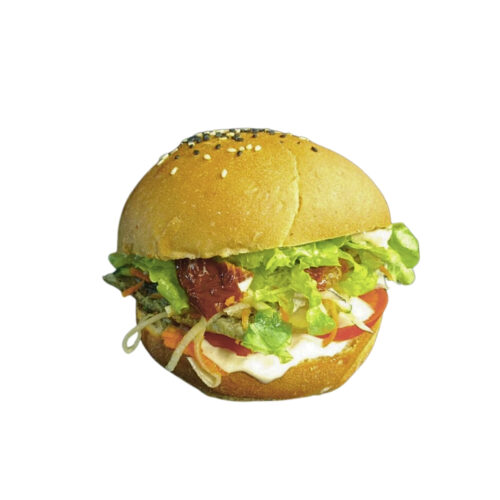 Petit burger végétarien lannion