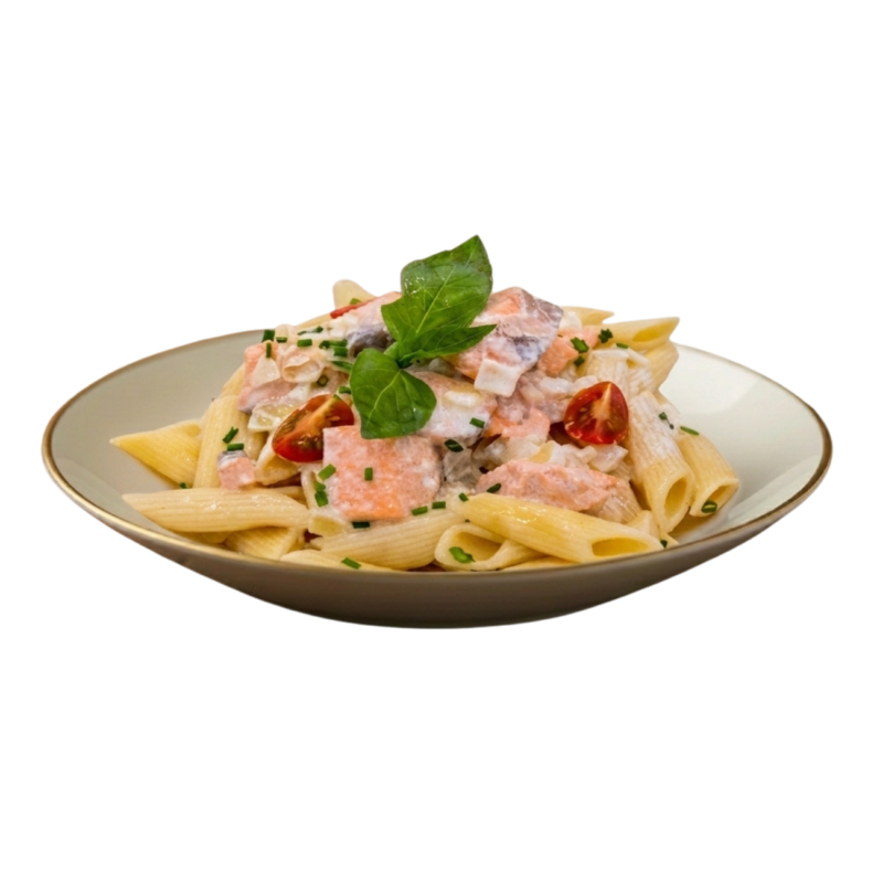Pâtes au saumon