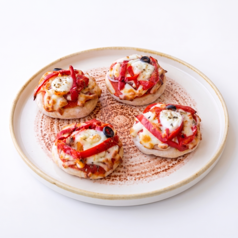 Mini pizzas végétarienne X4