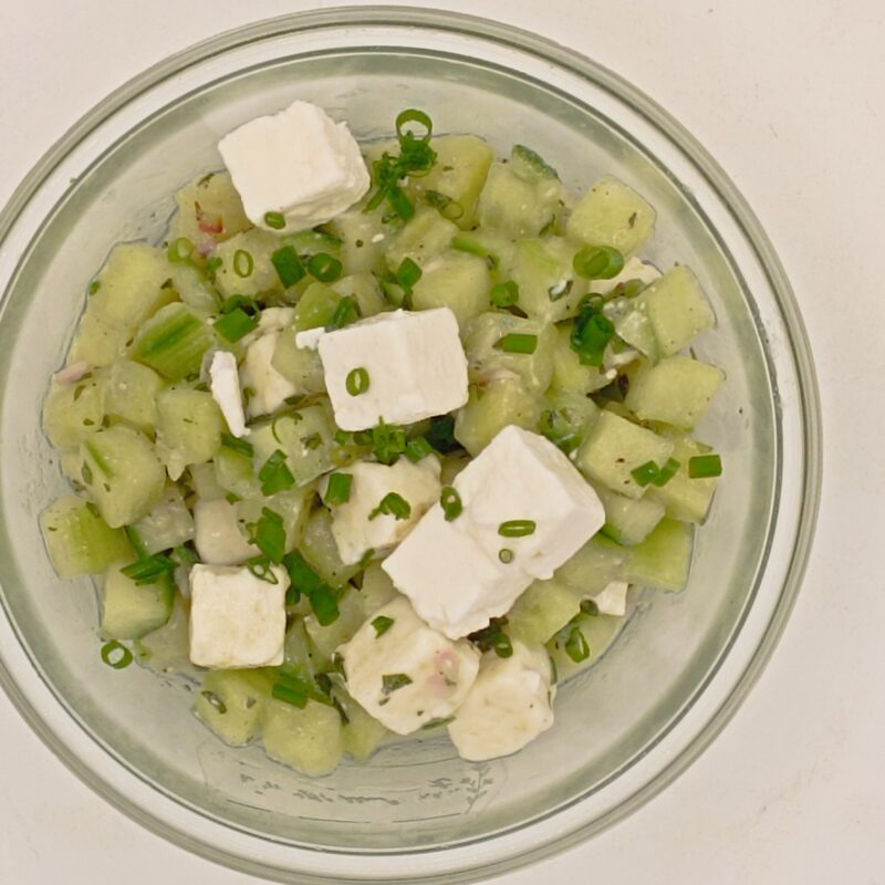 Salade concombre et féta