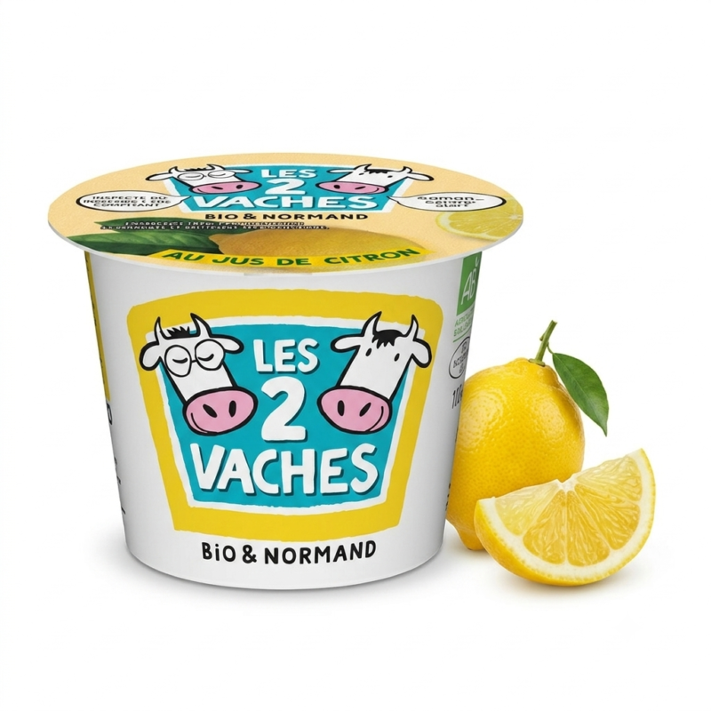 Lait 2 Vaches citron