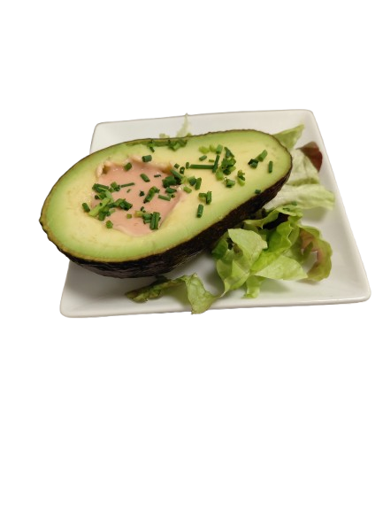 1/2 avocat vinaigrette